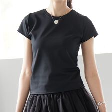 【UVカット・接触冷感・ストレッチ・洗える・アイロン不要】ラナTシャツ