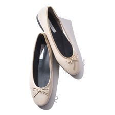 晴雨兼用スクエアバレエシューズ