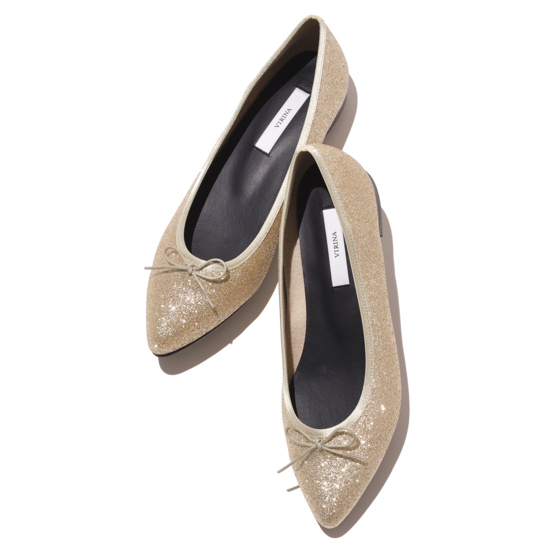 晴雨兼用ポインテッドバレエシューズ(グリッター) | ヴィリーナ