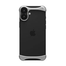 [Arc Pulse] iPhone16/16 Plus用　アルミ・マットシルバー