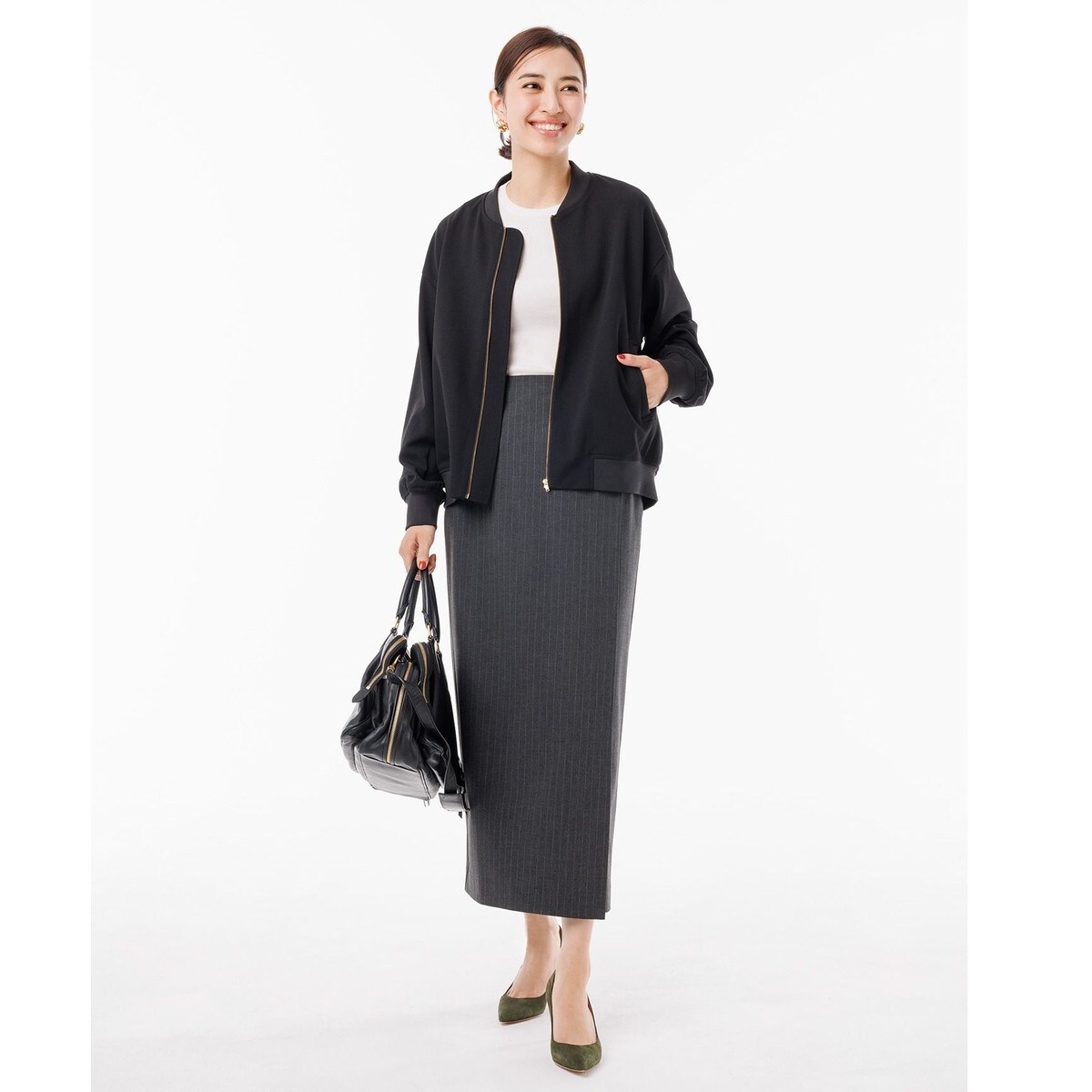 ストレッチ/シワになりにくい/洗える】BEAUTY MOVE ヘビロテ ブルゾン