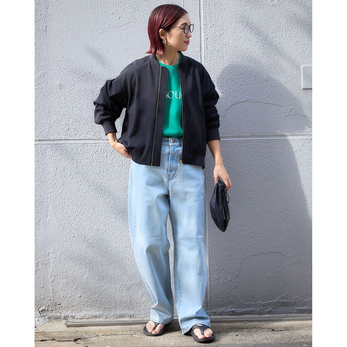 ストレッチ/シワになりにくい/洗える　BEAUTY MOVE ヘビロテ ブルゾン ストレッチ/シワになりにくい/洗える】BEAUTY MOVE ヘビロテ ブルゾン