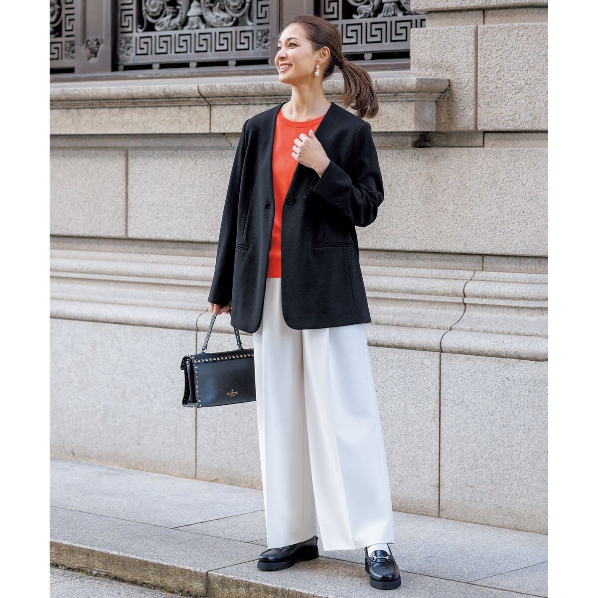 フォームスタジオ ピンタックパンツ セール】《natural by clip