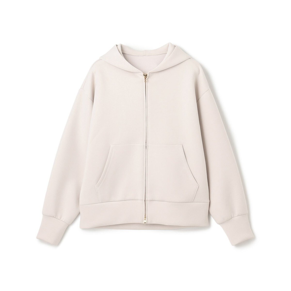 23区新品【VERY3月号掲載/洗える】コットンテリー ジップアップ フーディー VERY3月号掲載/洗える】コットンテリー ジップアップ フーディー