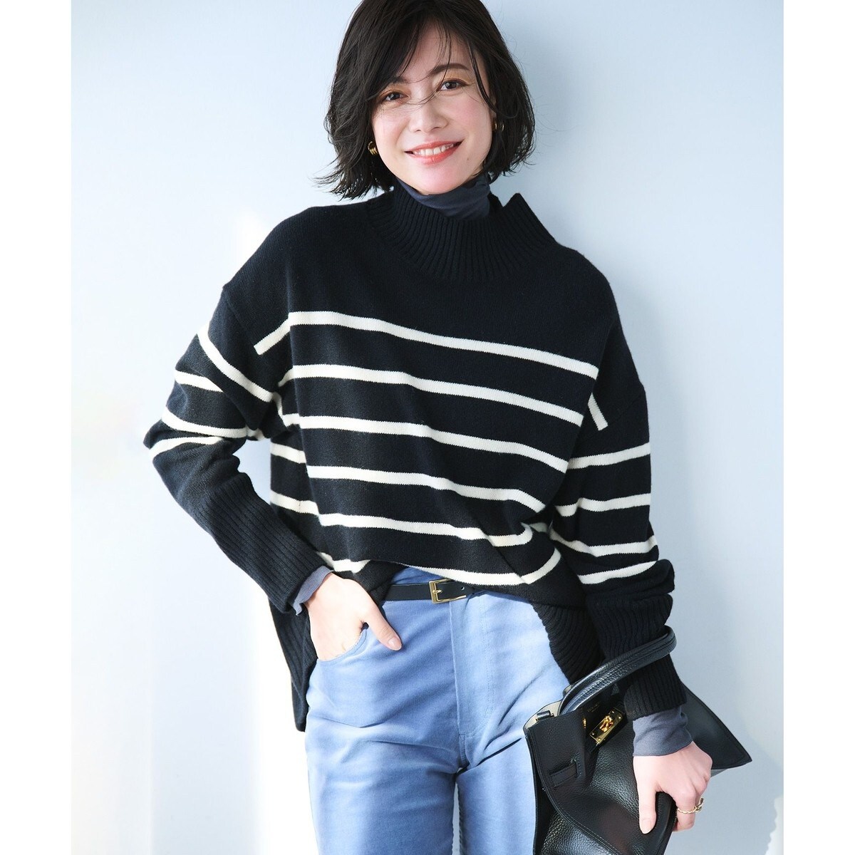 カシミヤブレンド ハイネックニット | アンフィーロ(UNFILO) | マルイ