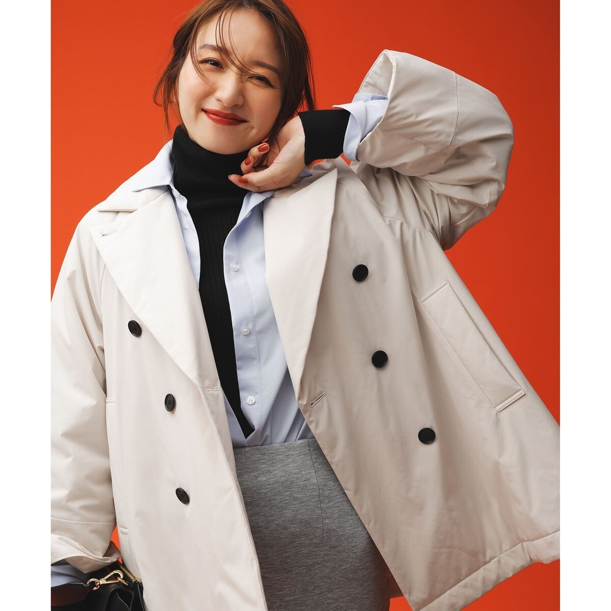 新品✨アンフィーロ　【軽量/ストレッチ】FINE MOVE 中綿ライトコート セール】FINE MOVE 中綿ライトコート（ダウンジャケット/コート