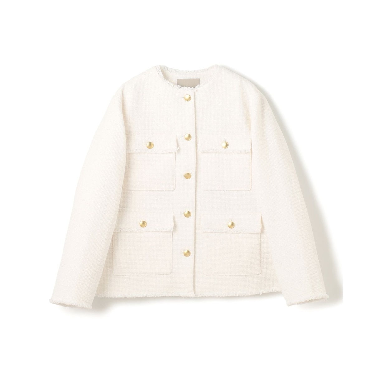 セレモニースーツ】ラメツイード ノーカラージャケット | アン