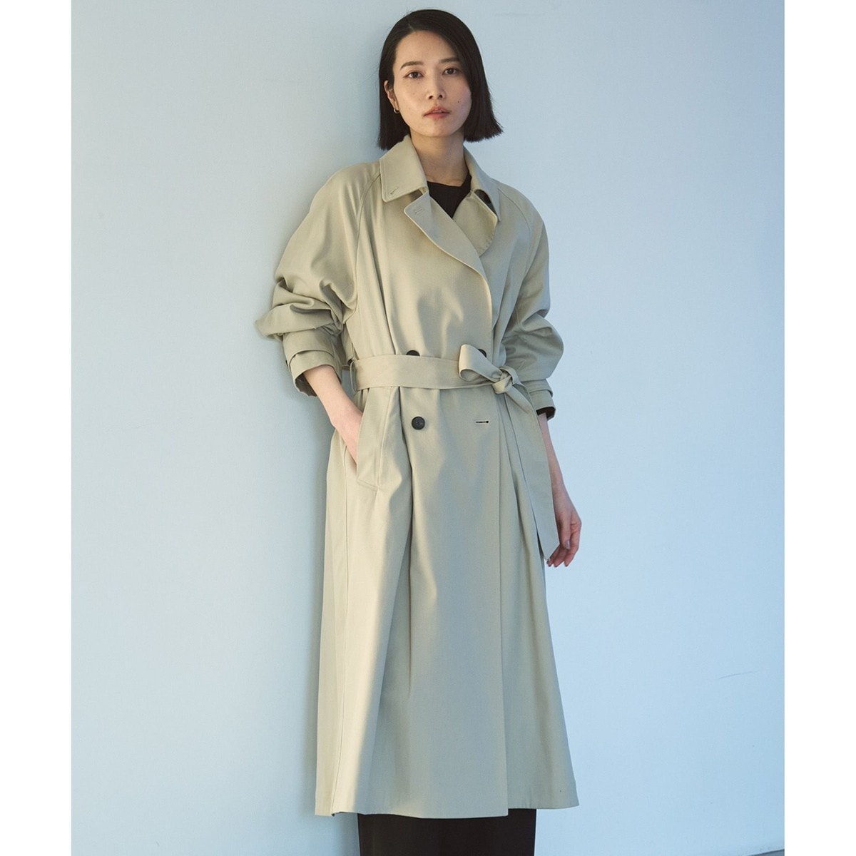 洗える】ショート トレンチコート | アンフィーロ(UNFILO) | マルイ