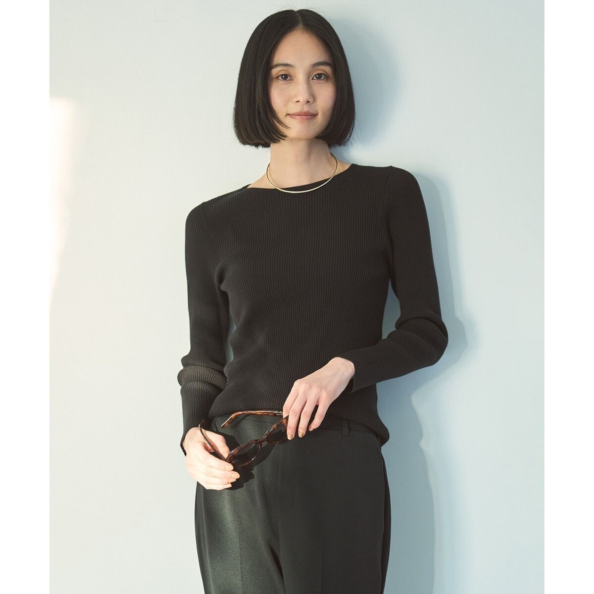 【新品】 UNFILO シアーダンボールニット ZIPフーディ 黒 抗菌防臭/UVケア】シアーダンボールニット ZIPフーディ