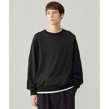 ナイロン裏毛 クルーネック