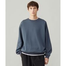 ナイロン裏毛 クルーネック