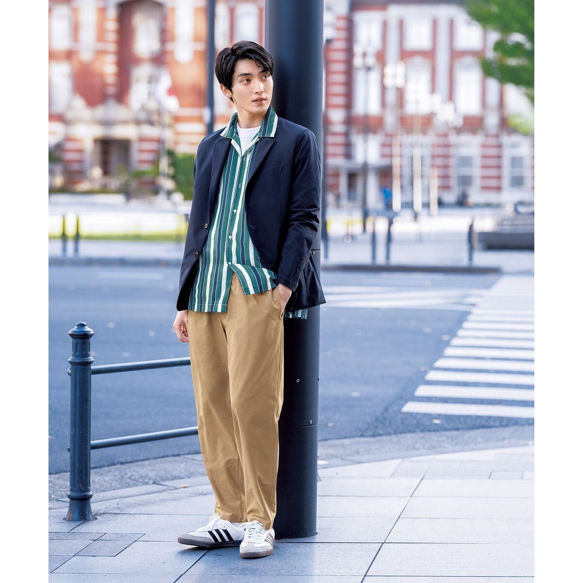 ブルーナボイン 7427 ワイドテーパードパンツ 3 日本製 パンツ | ブルーナボインオンラインストア