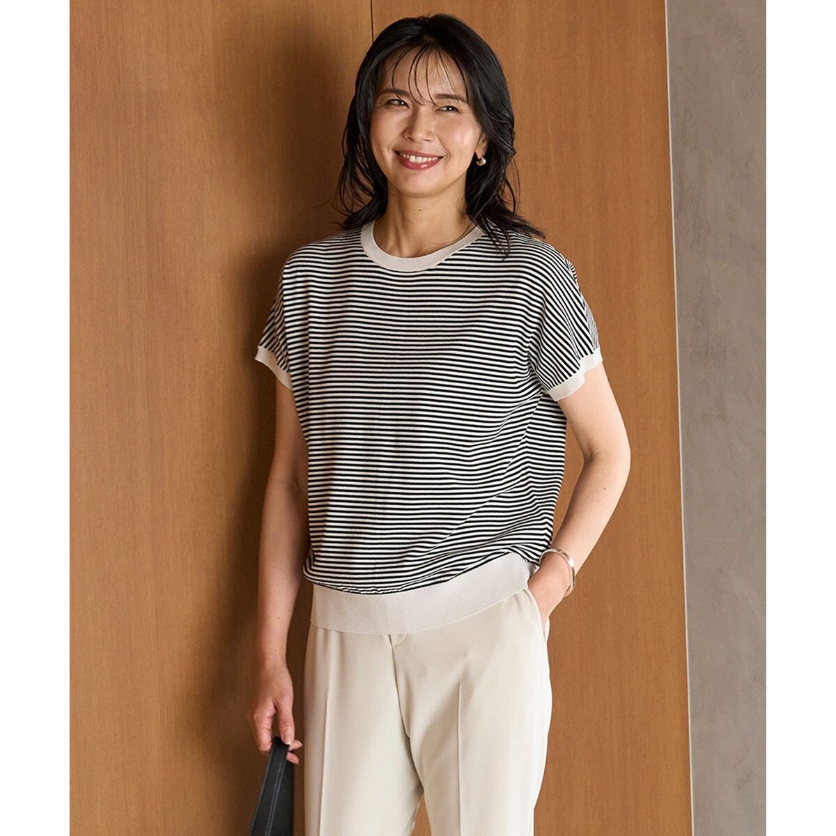 新品 UNFILO 機能美ニット M UNFILO ニット セーター 「遮熱/UVカット」スゴ機能美