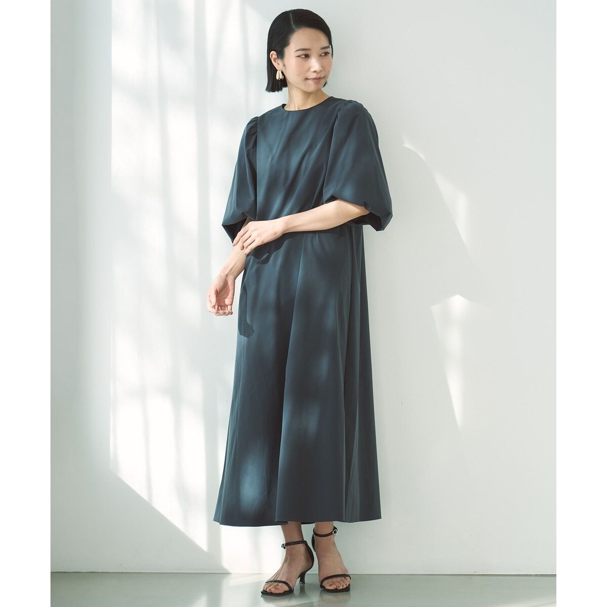 JOURNAL STANDARD エンブロイダリー　ワンピース　リネンコットン JOURNAL STANDARD ワンピース インディア幾何エンブロイダリー