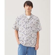 ボタニカルプリント オープンカラーシャツ【ギフトにもおすすめ】