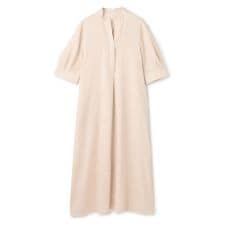 リネンレーヨン スキッパー ワンピース