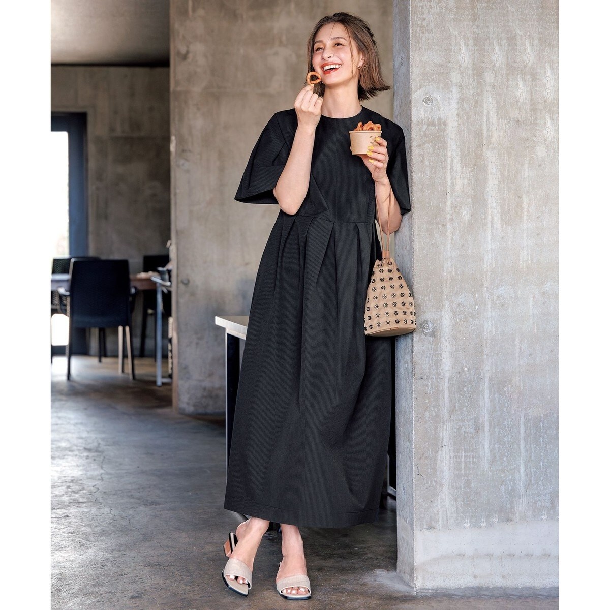 【新品/タグ付き】UNFILO FINE MOVE SUCKER ワンピースXL FINE MOVE SUCKER ワンピース | アンフィーロ(UNFILO) | マルイウェブ