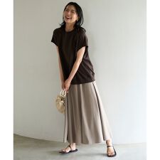 【洗える】フィブリル ロングスカート