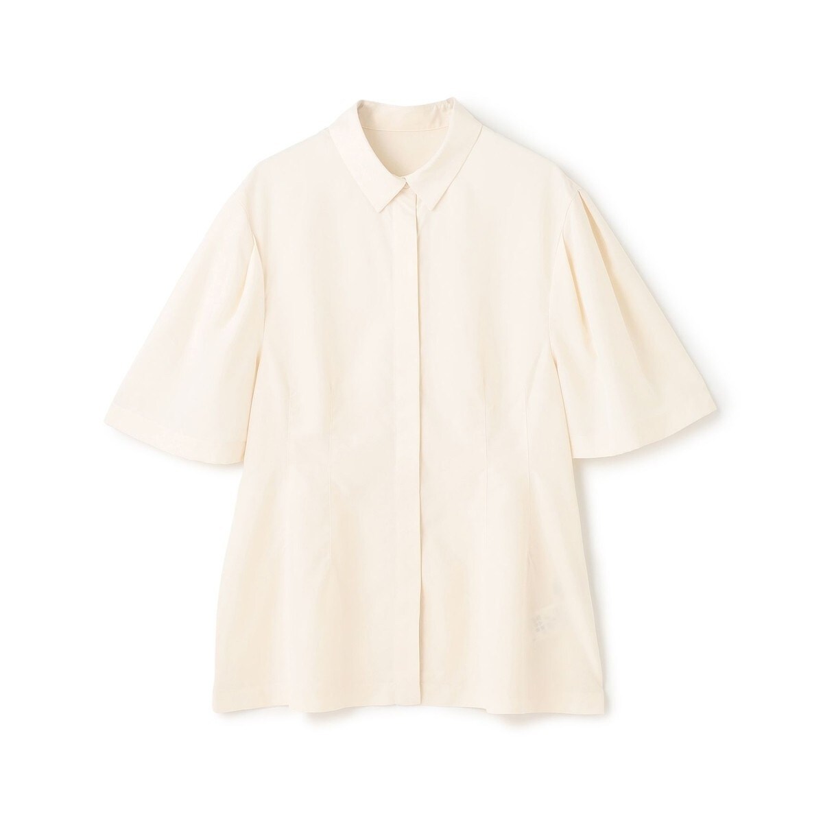 Marisol10月号掲載】ナイロンタスラン ラッフルカラー ブラウス | 23区