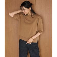 【UVカット/抗菌防臭】マイビューティ ハーフスリーブ ニット