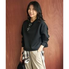 【2WAY】BEAUTY FORM JERSEY ハーフZIP プルオーバー