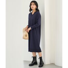 【野呂佳代さん着用】マイビューティニット Ｖネックワンピース