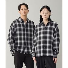 【男女兼用】エアリーシアー オンブレシャツ