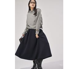 【VERY×UNFILOコラボ】BEAUTY FORM JERSEY+ ボリューム フレアスカート