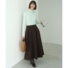 【VERY×UNFILOコラボ】BEAUTY FORM JERSEY+ ボリューム フレアスカート