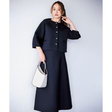 BEAUTY FORM KNIT フレアスカート