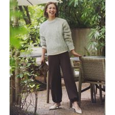 【野呂佳代さん着用】BEAUTY FORM JERSEY イージーパンツ