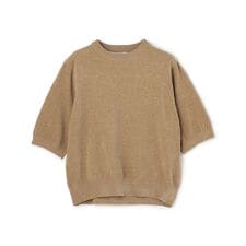 ベロアモール ハーフスリーブニット