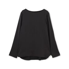 サテン レイヤードブラウス