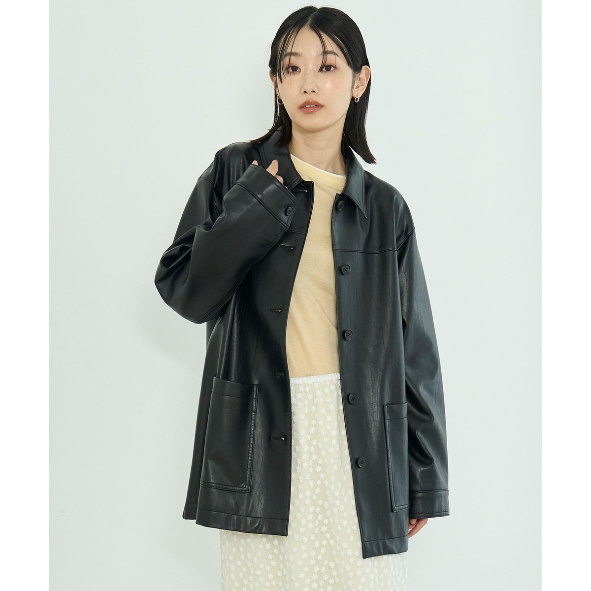 ツィードVネックロングジャケット | アーバンリサーチ ドアーズ