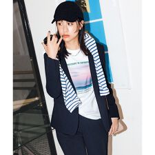 【セレモニー】BEAUTY MOVE ノーカラージャケット