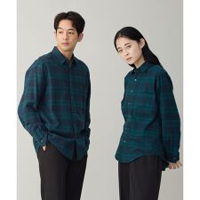 【男女兼用】クリーンチェック ネルシャツ