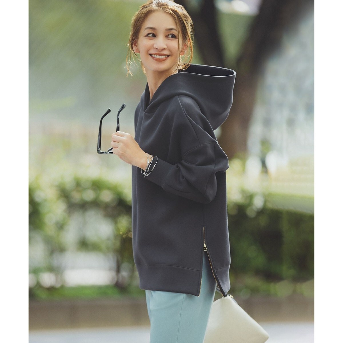 WOMEN【AURALEE】ELASTIC SHEER NYLON P/O PARKA | アダムエロペ