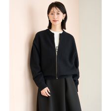 ウールミルド ZIPニットブルゾン