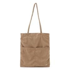 コーデュロイ トートバッグ