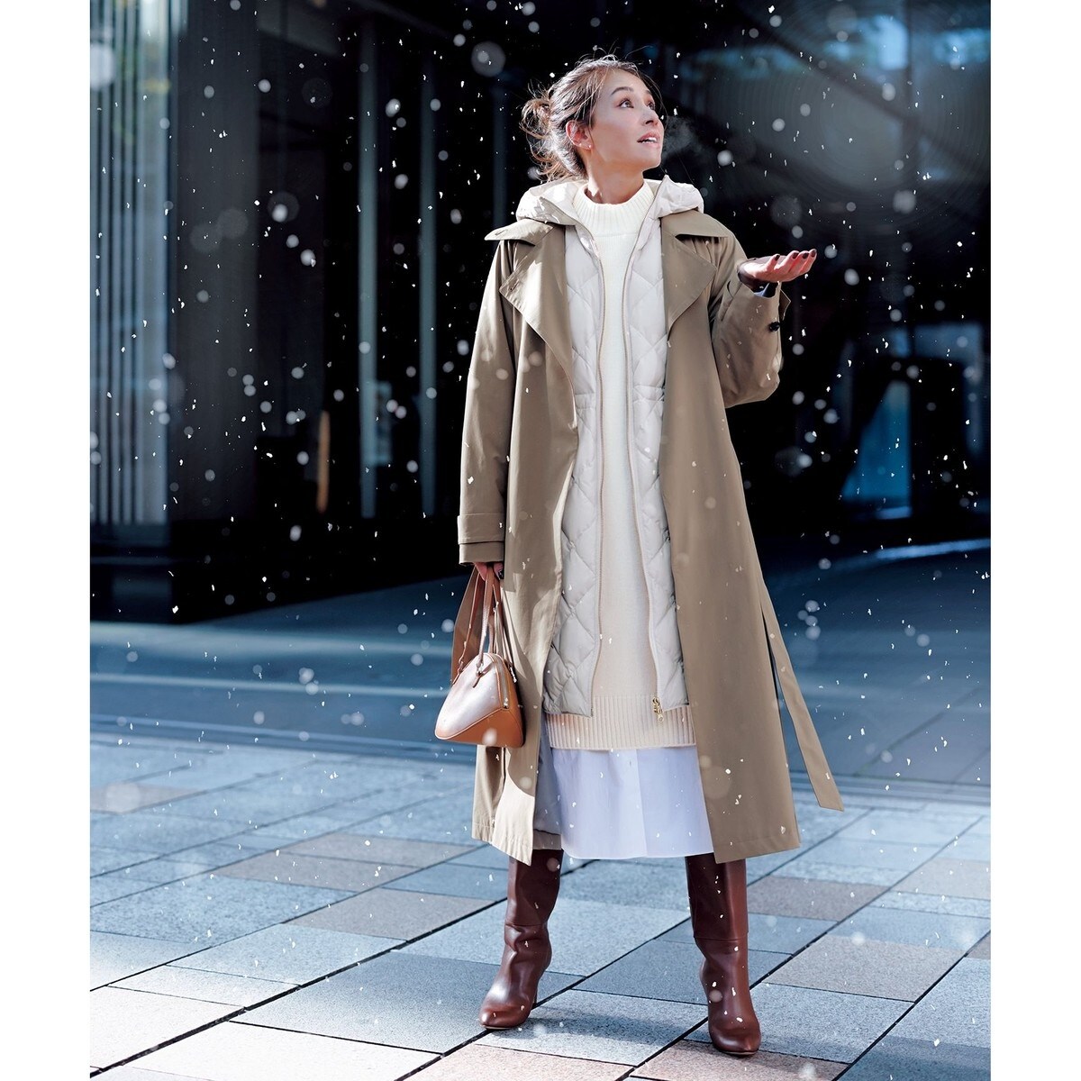 TAION×UNFILO】フード付き ジレ | アンフィーロ(UNFILO) | マルイ