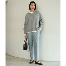 【ウエストゴム/14サイズ展開】beauty warm pants テーパード