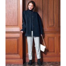 【ウエストゴム/14サイズ展開】beauty warm pants テーパード