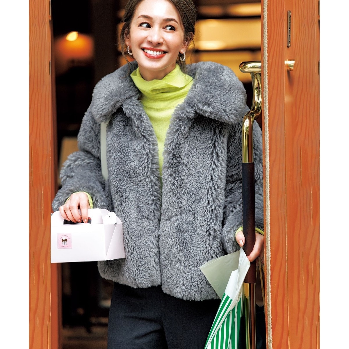 エコファー ステンカラーコート | アンフィーロ(UNFILO) | マルイ