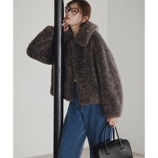 エコファー ステンカラーコート