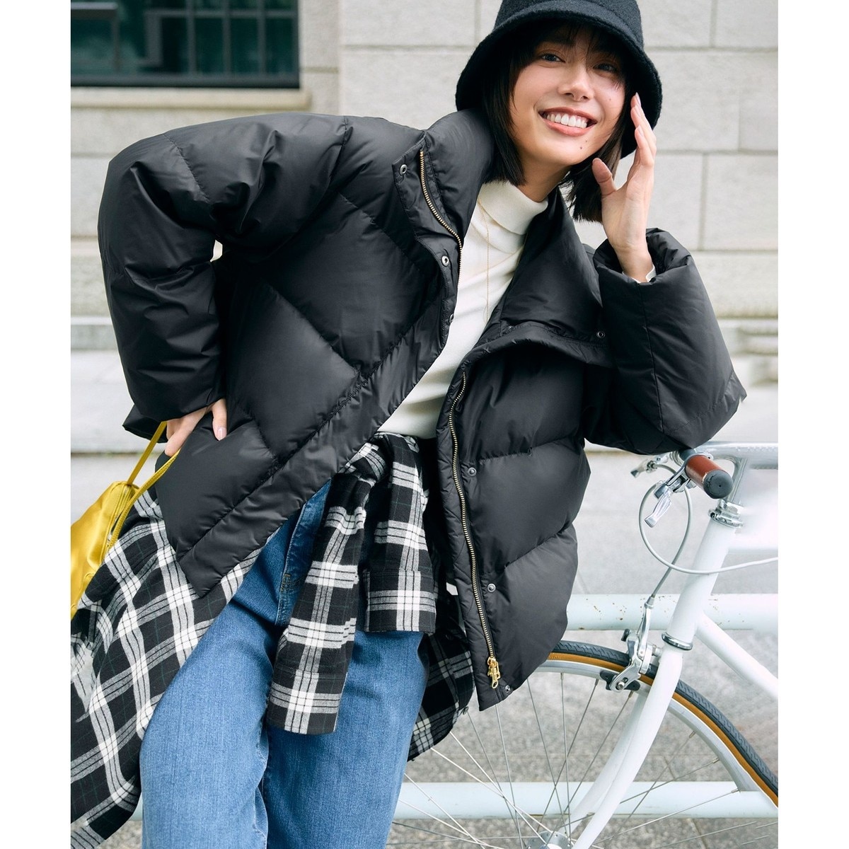 VERY掲載 / 自宅で洗濯OK / 軽量で暖かい】TAIONコラボ ショートダウン