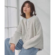 【STORY×UNFILO】シャギーニット カーディガン