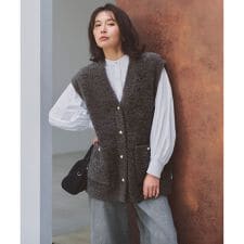 【STORY×UNFILO】シャギーニット ベスト