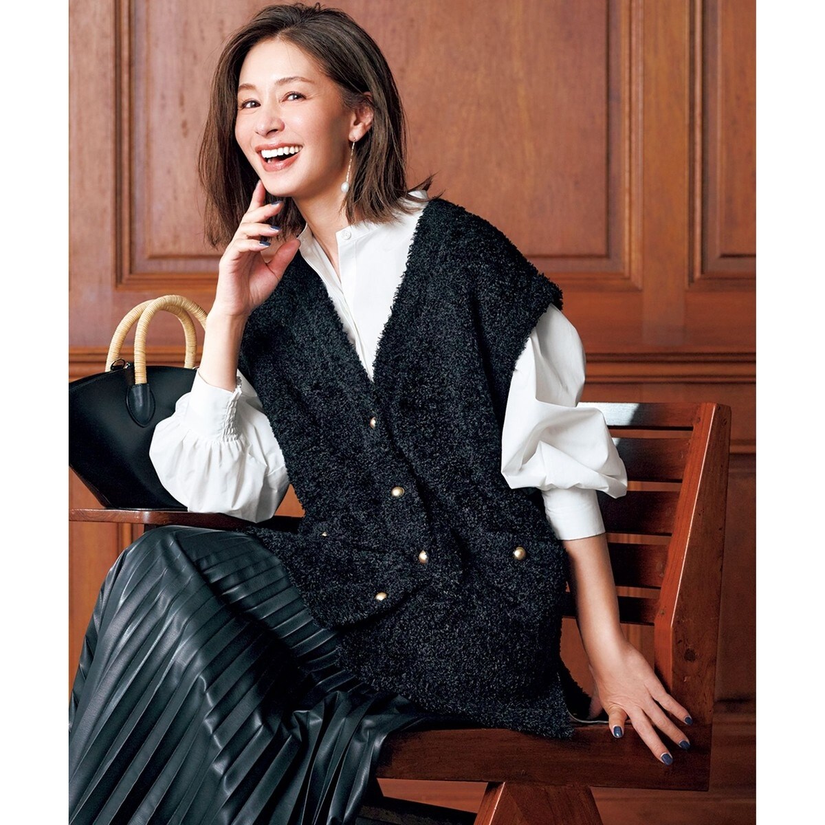 STORY×UNFILO】シャギーニット ベスト | アンフィーロ(UNFILO