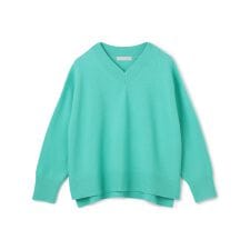 【野呂佳代さん着用】カシミヤブレンド Vネックニット