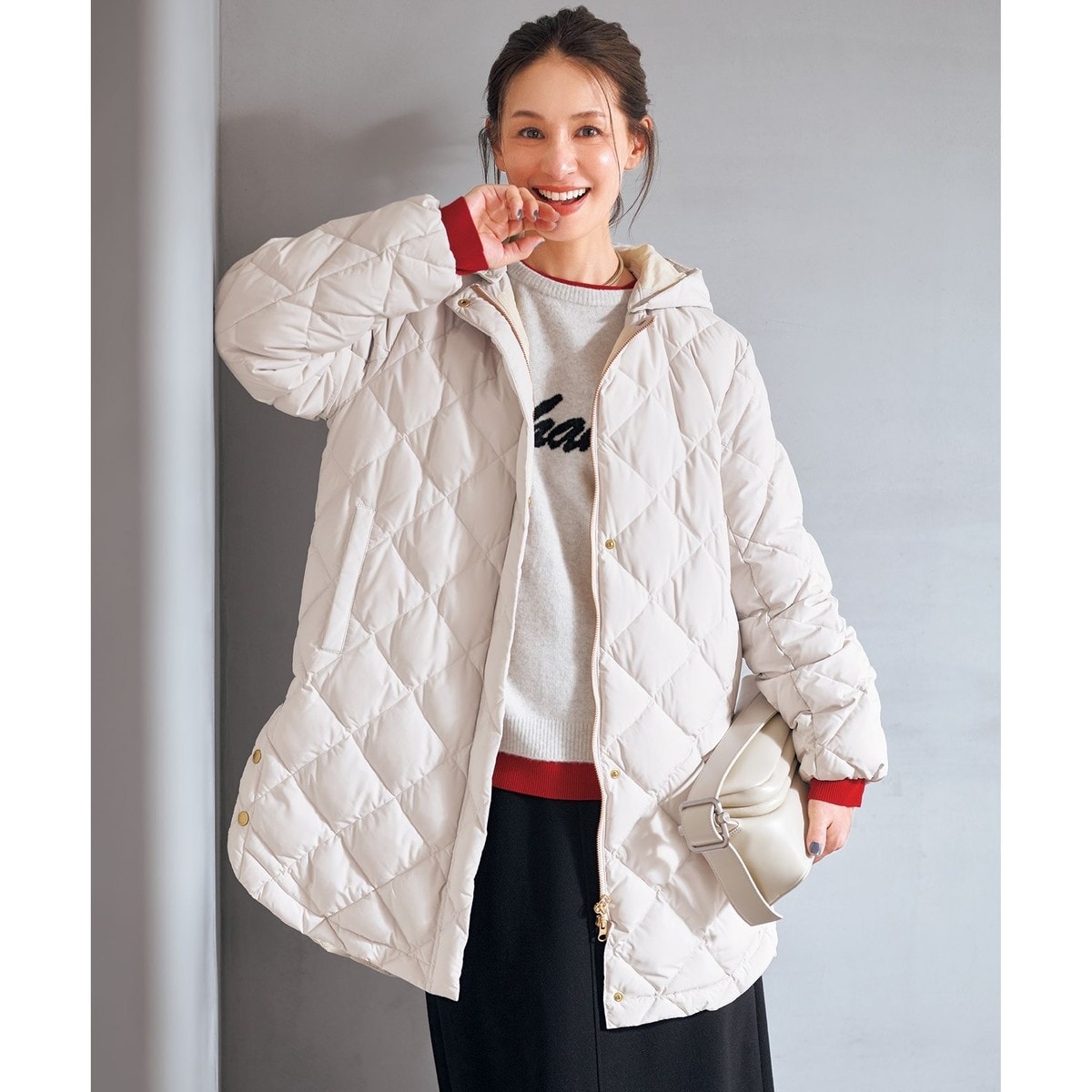 ドットチュールダウンジャケット | ローズティアラ(Rose Tiara